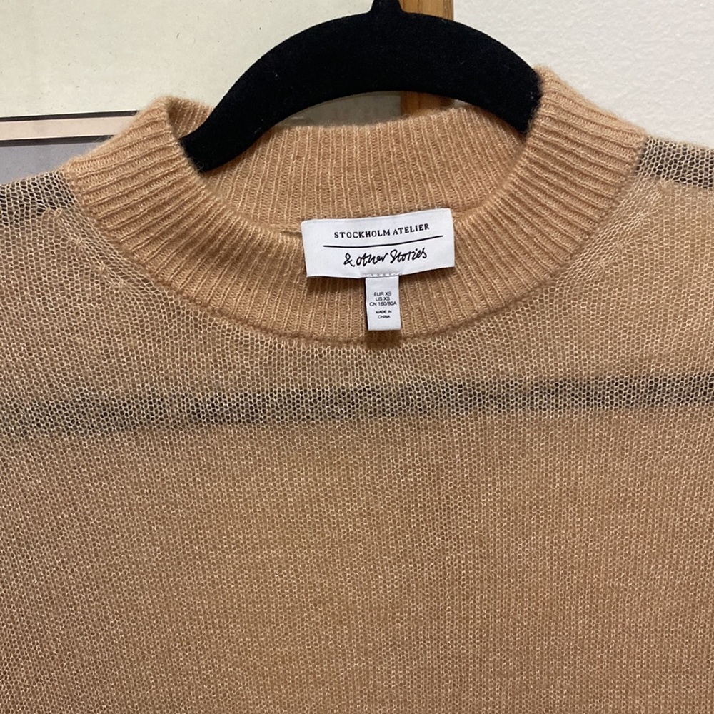 & Other Stories Sheer Sweater